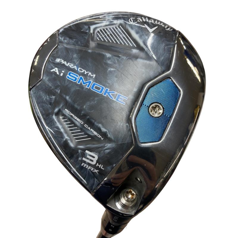 【中古】 キャロウェイ PARADYM Ai SMOKE MAX 3HL フェアウェイウッド FW 純正特注シャフト (フレックスSR) メンズ 男性用 右利き 右用 Cランク ゴルフクラブ