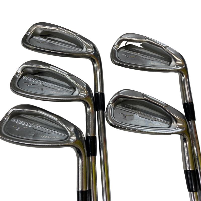 【中古】 ミズノ Mizuno Pro Ti18 5S アイアン仕掛ける IR NS PRO ZELOS 7 (フレックスR) メンズ 成人男性用 右利き 右用 D序列付ける ゴルフ野球クラブ