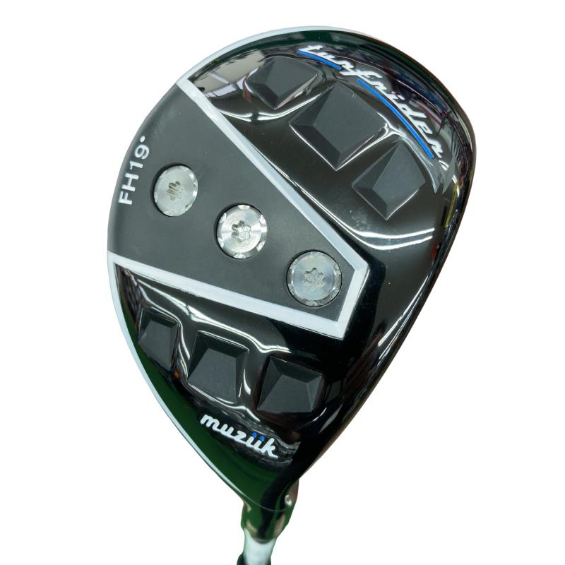 【中古】 muziik muziik TURFRIDER FW HYBRID 19° フェアウェイウッド FW 純正特注シャフト (フレックスR) メンズ 男性用 右利き 右用 Bランク ゴルフクラブ