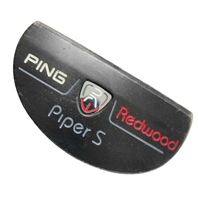 【中古】 ピン Redwood Piper S(ブラックサテン) 32インチ レフティ パター PT スチール (フレックスその他) メンズ 男性用 左利き レフティ 左用 Dランク ゴルフクラブ