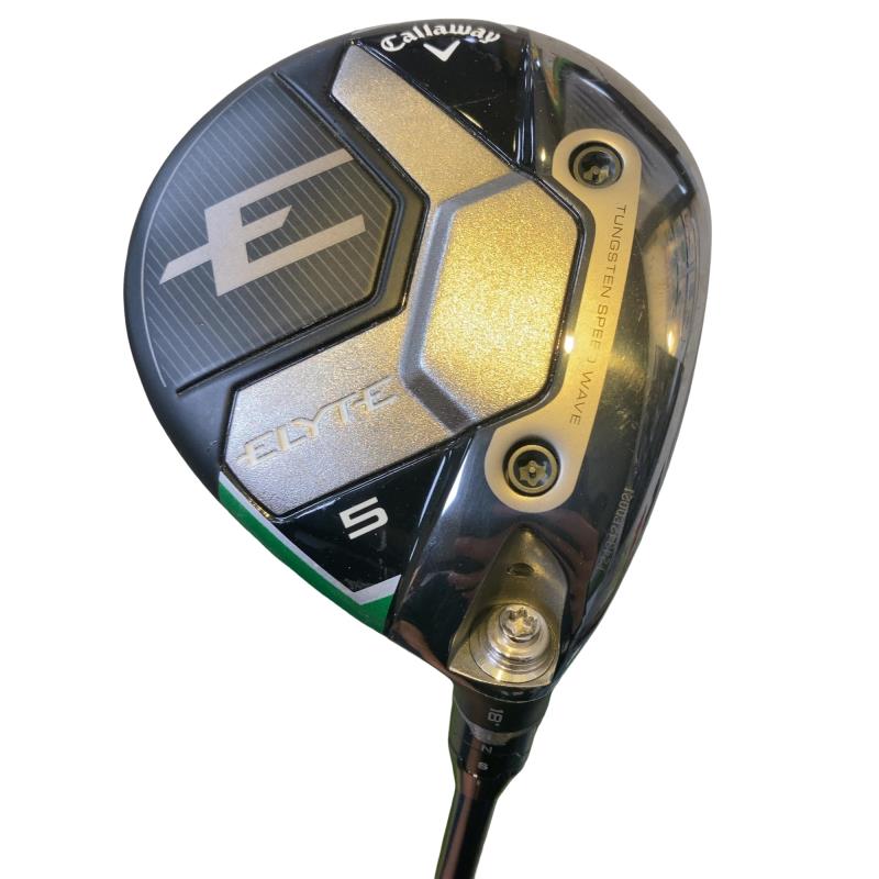 【中古】 キャロウェイ ELYTE  5W(アジャスタブル) フェアウェイウッド FW VENTUS GREEN 50 for CW(ELYTE FW) (フレックスS) メンズ 成人男性用 右利き 右用 C序列付ける ゴルフ野球クラブ