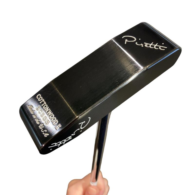 【中古】 Piretti Piretti MIDNIGHT BLACK COTTONWOOD II CS 34インチ パター PT スチール (フレックスその他) メンズ 男性用 右利き 右用 Cランク ゴルフクラブ