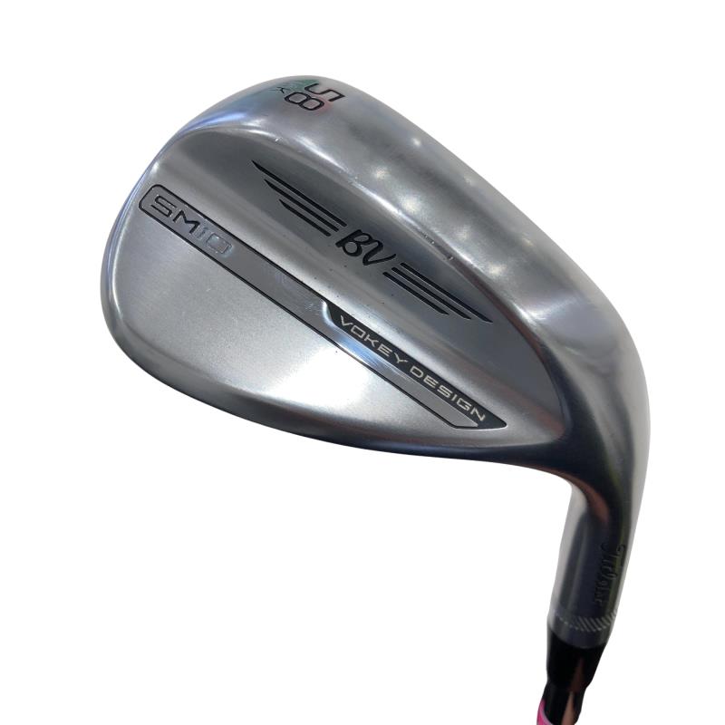 【中古】 タイトリスト VOKEY SPIN MILLED SM10 ツアークロム 58°/14°K ウェッジ WG BV 105 (フレックスその他) メンズ 男性用 右利き 右用 Cランク ゴルフクラブ
