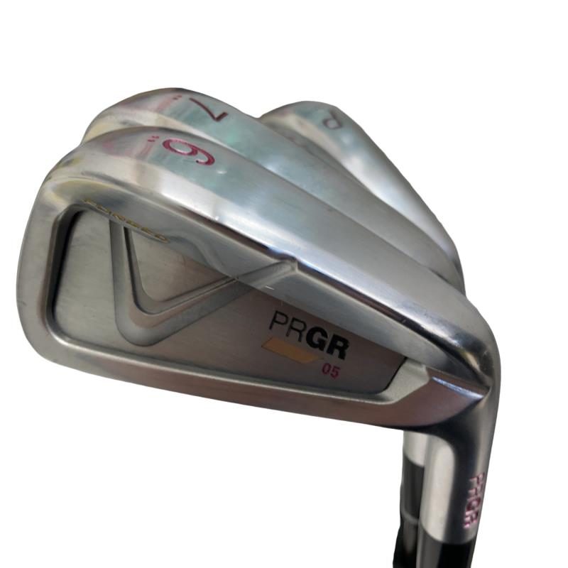 【中古】 プロギア PRGR 05 5S アイアンセット IR MCI FOR PRGR (フレックスR) メンズ 男性用 右利き 右用 Cランク ゴルフクラブ