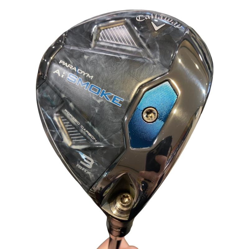 【中古】 キャロウェイ PARADYM Ai SMOKE MAX 3W フェアウェイウッド FW 純正特注シャフト (フレックスS) メンズ 男性用 右利き 右用 Cランク ゴルフクラブ