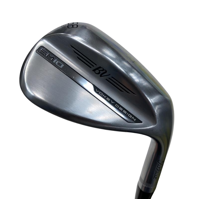 【中古】 タイトリスト VOKEY SPIN MILLED SM10 ツアークロム 58&deg;/08&deg;M ウェッジ WG Dynamic Gold (フレックスS) メンズ 男性用 右利き 右用 Cランク ゴルフクラブ｜ゴルフパートナー 中古クラブ店