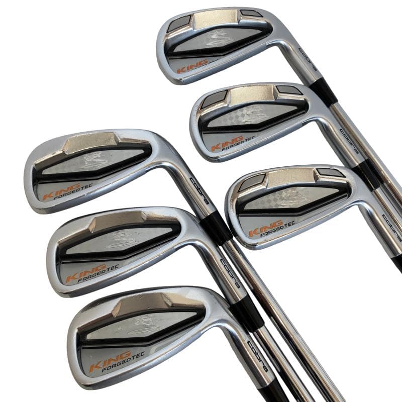 【中古】 コブラ KING FORGED TEC 6S アイアン仕掛ける IR リシャフト (フレックス余分の物) メンズ 成人男性用 右利き 右用 C価値づける ゴルフ野球クラブ