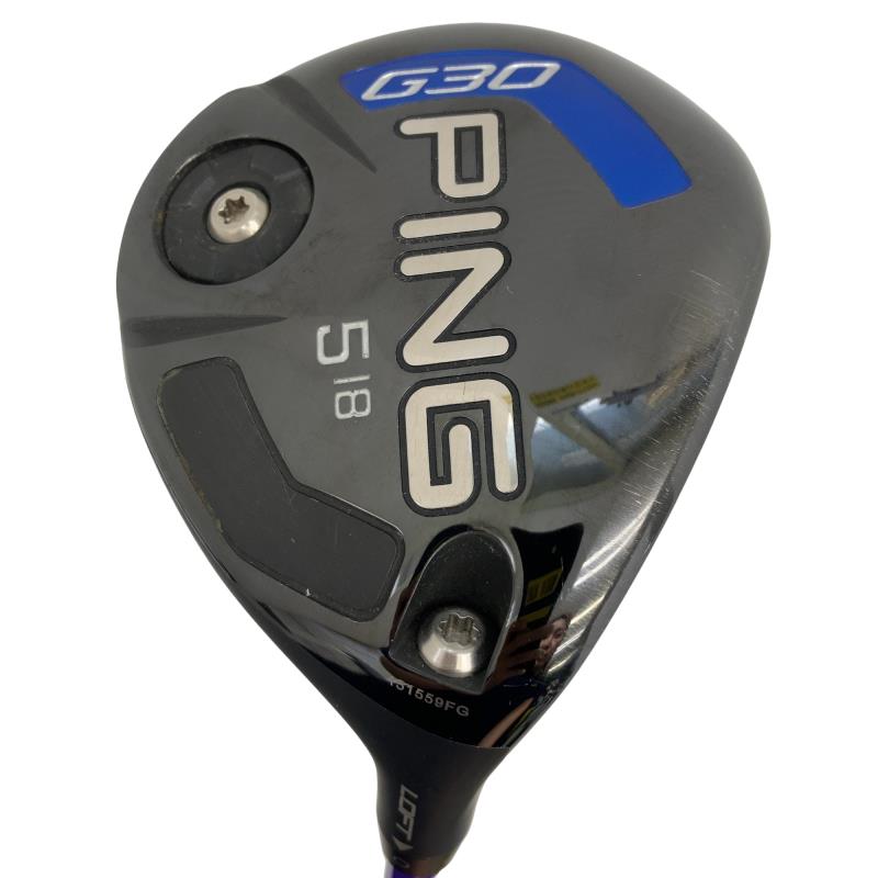 【中古】 ピン G30 5W フェアウェイウッド FW 純然たる特注矢がら (フレックスS) メンズ 成人男性用 右利き 右用 C位置づける ゴルフ野球クラブ