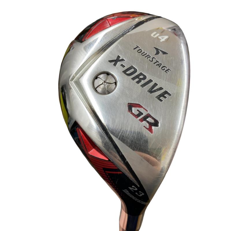 【中古】 ブリヂストン TOURSTAGE X-DRIVE GR(2010) U4 ユーティリティ UT GS 95 (フレックスS) メンズ 男性用 右利き 右用 Dランク ゴルフクラブ