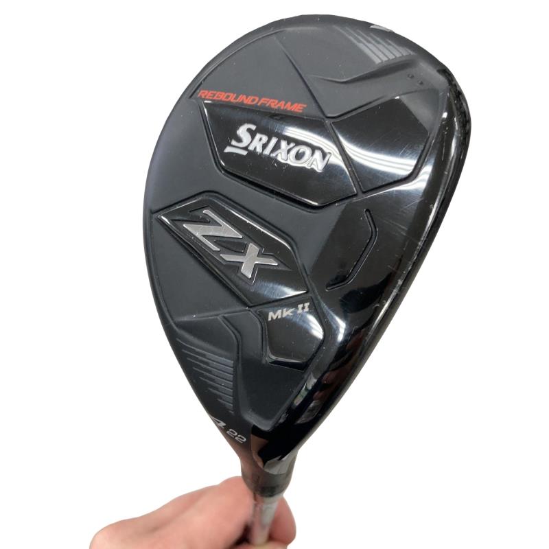 【中古】 ダンロップ SRIXON ZX Mk II HYBRID H4 ユーティリティ UT 純正特注シャフト (フレックスS) メンズ 男性用 右利き 右用 Cランク ゴルフクラブ