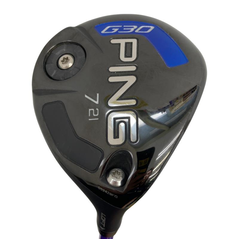 【中古】 ピン G30 7W フェアウェイウッド FW 純然たる特注矢がら (フレックスS) メンズ 成人男性用 右利き 右用 C位置づける ゴルフ野球クラブ