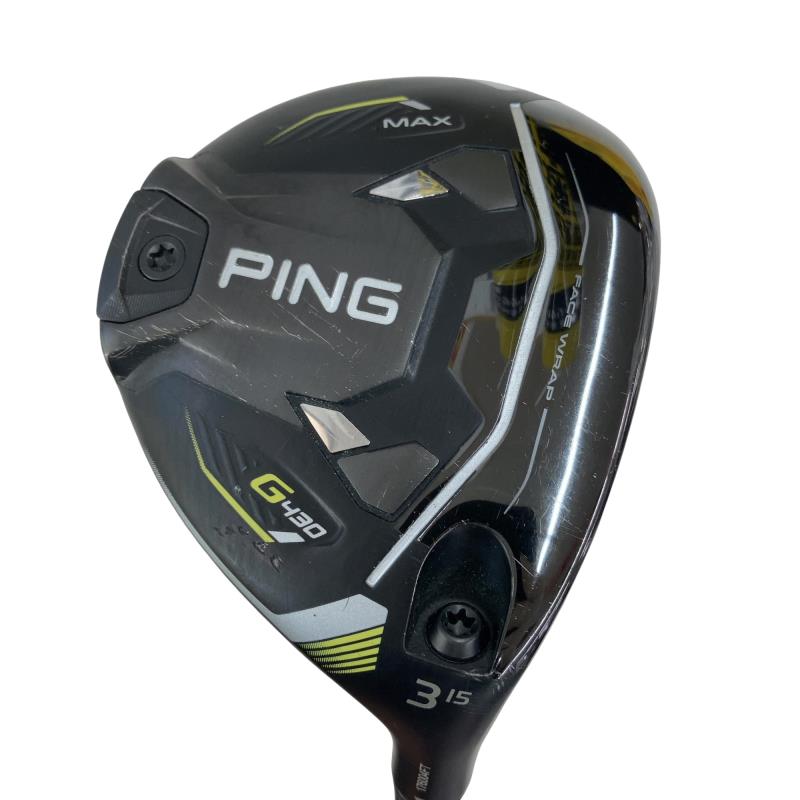 【中古】 ピン G430 MAX 3W フェアウェイウッド FW ALTA J CB BLACK(FW) (フレックスS) メンズ 男性用 右利き 右用 Cランク ゴルフクラブ
