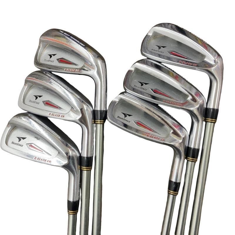 【中古】 ブリヂストン TOURSTAGE X-BLADE GR 6S アイアン書き割り IR XB-65 (フレックスS) メンズ 成人男性用 右利き 右用 D位置づける ゴルフ野球クラブ
