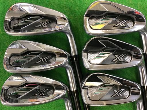 【中古】 ダンロップ XXIO(2022) eks 7S アイアンセット IR Miyazaki AX-2(IR) (フレックスS) メンズ 男性用 右利き 右用 Cランク ゴルフクラブ