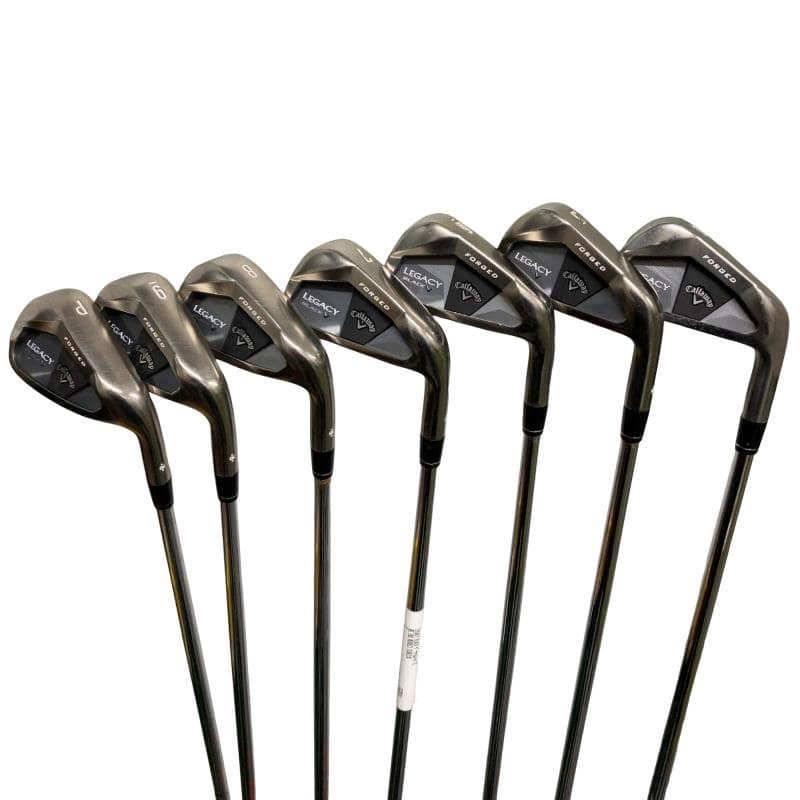 【中古】 キャロウェイ LEGACY BLACK ダーククロムメッキ 7S アイアン仕掛ける IR NS PRO MODUS3 TOUR120 (フレックスS) メンズ 成人男性用 右利き 右用 C序列付ける ゴルフ野球クラブ
