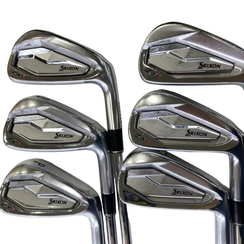 【中古】 ダンロップ SRIXON ZX5 6S アイアンセット IR NS PRO 950GH D.S.T (フレックスS) メンズ 男性用 右利き 右用 Cランク ゴルフクラブ