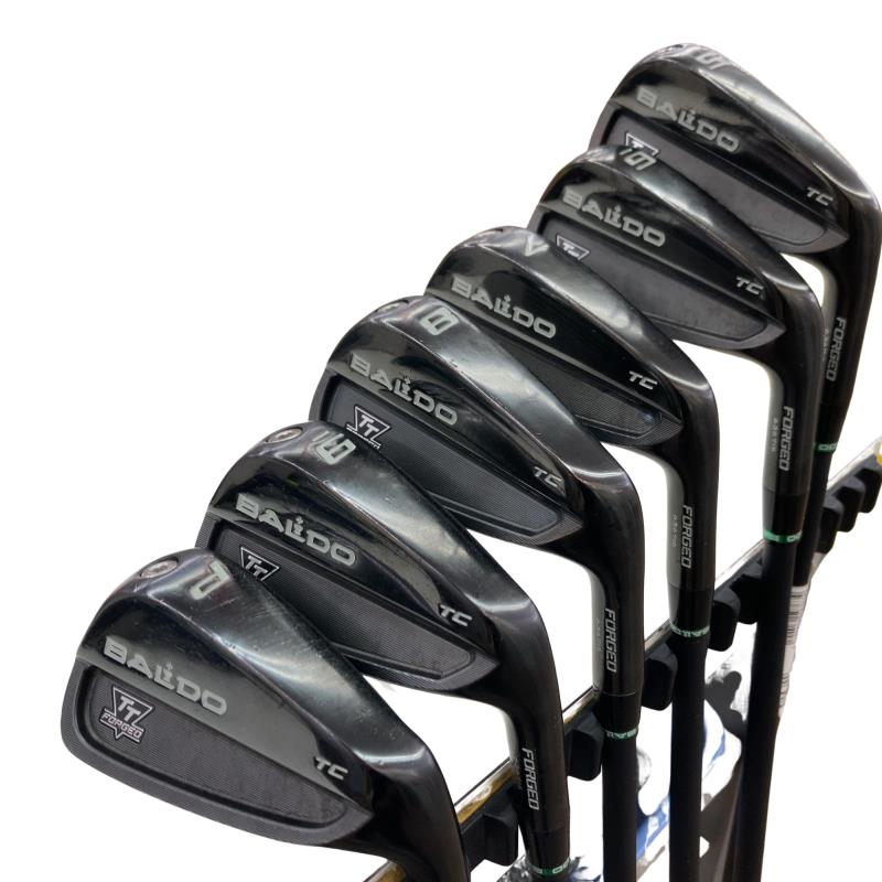 【中古】 BALDO TT FORGED TOUR AIR IRON TA BLACK 6S アイアン書き割り IR 純然たる特注矢がら (フレックスS) メンズ 成人男性用 右利き 右用 C位置づける ゴルフ野球クラブ