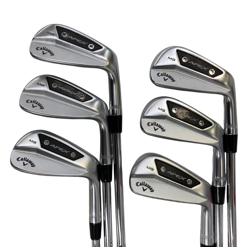 【中古】 キャロウェイ APEX MB(2024) 6S アイアンセット IR Dynamic Gold MID 115 (フレックスS) メンズ 男性用 右利き 右用 Cランク ゴルフクラブ 55,559円