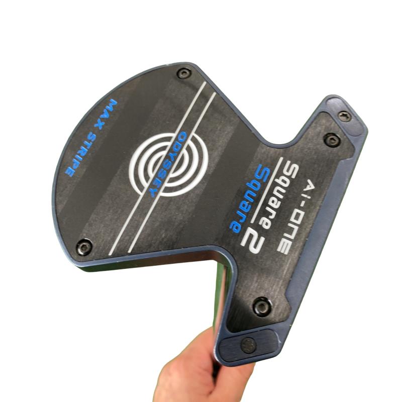 【中古】 オデッセイ Ai-ONE SQUARE 2 SQUARE MAX STRIPE 34インチ パター PT STROKE LAB 90 スチール (フレックスその他) メンズ 男性用 右利き 右用 Cランク ゴルフクラブ
