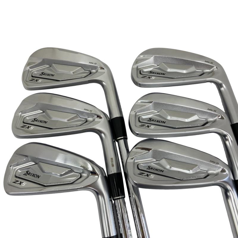 【中古】 ダンロップ SRIXON ZX5 Mk II 6S アイアンセット IR NS PRO MODUS3 TOUR105 D.S.T (フレックスS) メンズ 男性用 右利き 右用 Cランク ゴルフクラブ