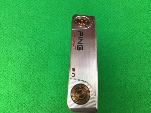 【中古】 ピン VAULT 2.0 DALE ANSER プラチナム(365g) 34in(PP58手持ち部分) パター PT スチール写真 (フレックス余分の物) メンズ 成人男性用 右利き 右用 C位置づける ゴルフ野球クラブ