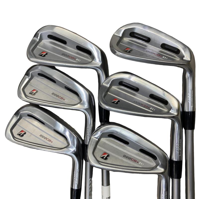 【中古】 ブリヂストン BRIDGESTONE 222CB+ 6S アイアン仕掛ける IR MCI B70 (フレックスS) メンズ 成人男性用 右利き 右用 C価値づける ゴルフ野球クラブ