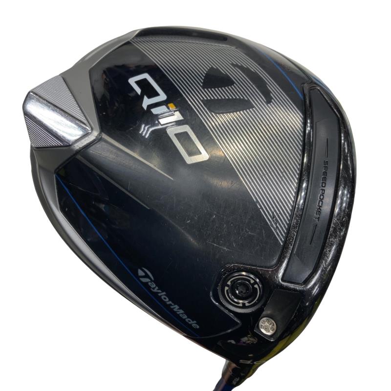 【中古】 テーラーメイド Qi10  9° ドライバー DR 純正特注シャフト (フレックスS) メンズ 男性用 右利き 右用 Cランク ゴルフクラブ