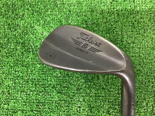 【中古】 タイトリスト VOKEY SPIN MILLED SM7 ジェットブラック 50°/12°F ウェッジ WG NS PRO 950GH (フレックスS) メンズ 男性用 右利き 右用 Cランク ゴルフクラブ