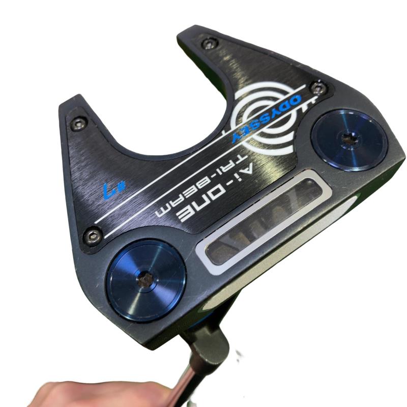 【中古】 オデッセイ Ai-ONE TRI-BEAM #7 33in パター PT STROKE LAB 90 スチール写真 (フレックス余分の物) メンズ 成人男性用 右利き 右用 C位置づける ゴルフ野球クラブ