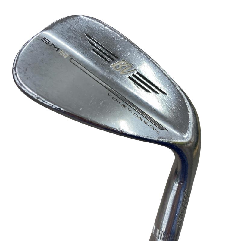 【中古】 タイトリスト VOKEY SPIN MILLED SM9 ツアークロム 50°/12°F ウェッジ WG BV 105 (フレックスその他) メンズ 男性用 右利き 右用 Cランク ゴルフクラブ