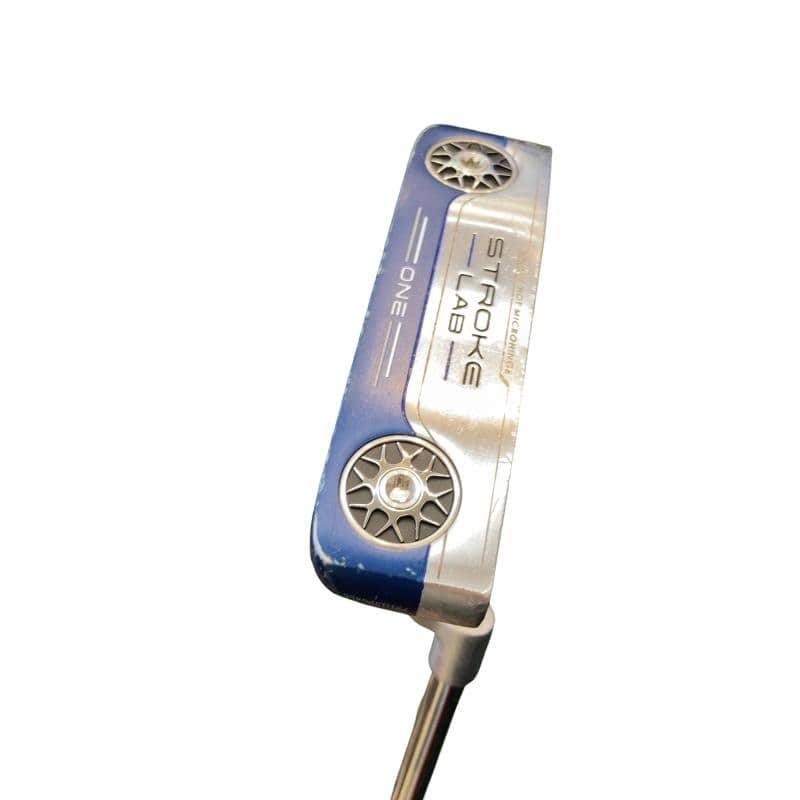 【中古】 オデッセイ STROKE LAB ONE(しろがね色/米国海軍) 32in レディース パター PT STROKE LAB (フレックス余分の物) レディース お上さん用 右利き 右用 C価値づける ゴルフ野球クラブ