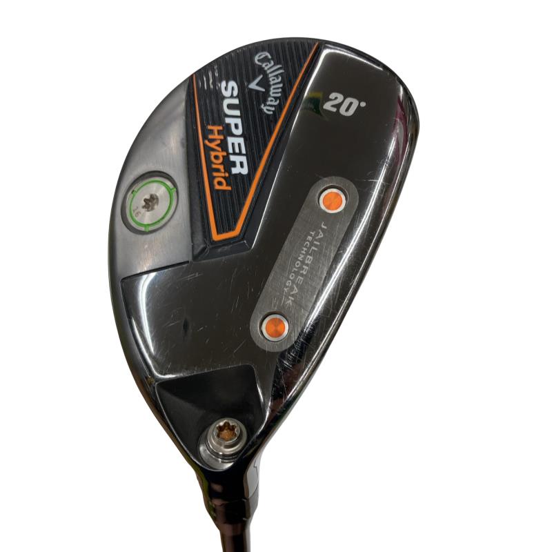 【中古】 キャロウェイ SUPER Hybrid 20° ユーティリティ UT 純正特注シャフト (フレックスS) メンズ 男性用 右利き 右用 Cランク ゴルフクラブ