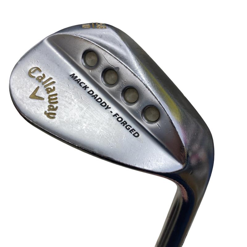 【中古】 キャロウェイ MACK DADDY FORGED(2019) クロムメッキ 58°/10° ウェッジ WG Dynamic Gold (フレックスS) メンズ 男性用 右利き 右用 Cランク ゴルフクラブ