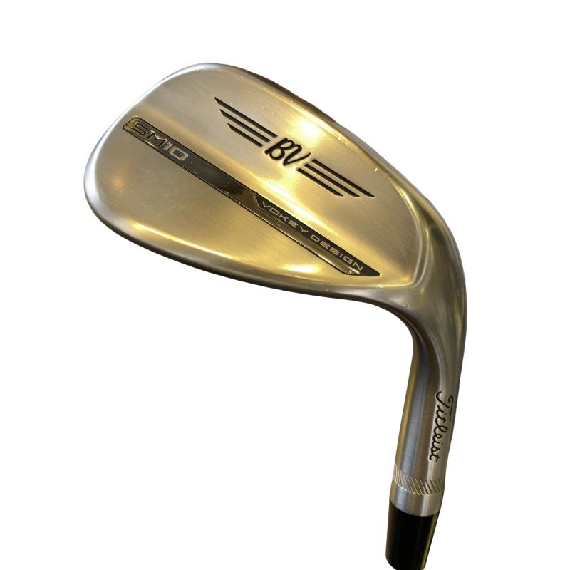 【中古】 タイトリスト VOKEY SPIN MILLED SM10 ツアークロム 56°/14°F ウェッジ WG 純正特注シャフト (フレックスR) メンズ 男性用 右利き 右用 Cランク ゴルフクラブ