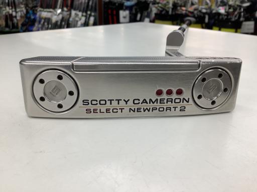 【中古】 タイトリスト SCOTTY CAMERON select NEWPORT 2(2018) 34in パター PT スチール写真 (フレックス余分の物) メンズ 成人男性用 右利き 右用 C位置付ける ゴルフ野球クラブ ゴルフ-パター