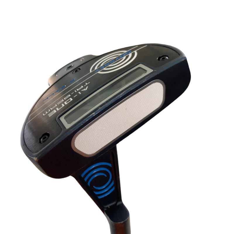 【中古】 オデッセイ Ai-DUAL TRI-BEAM DW CH 34in パター PT STROKE LAB 90 スチール写真 (フレックス余分の物) メンズ 成人男性用 右利き 右用 C位置づける ゴルフ野球クラブ