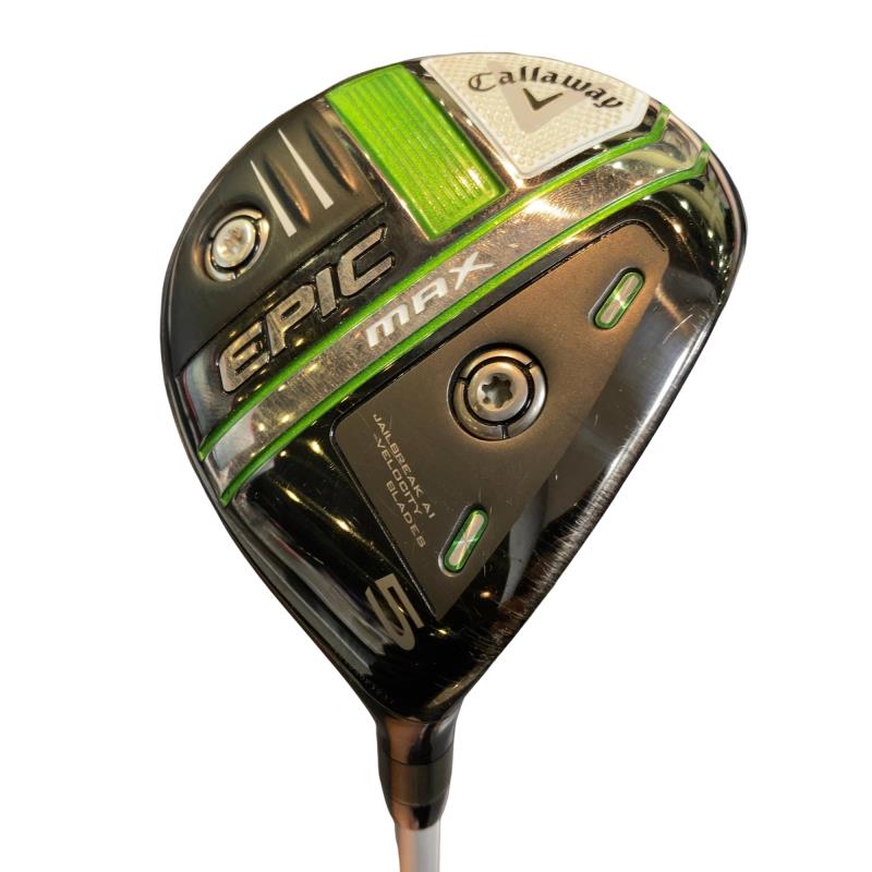 【中古】 キャロウェイ EPIC MAX 5W フェアウェイウッド FW 純正特注シャフト (フレックスS) メンズ 男性用 右利き 右用 Cランク ゴルフクラブ