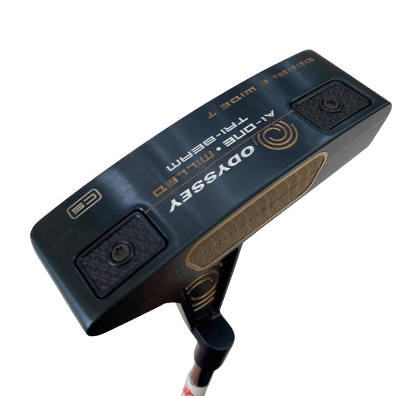 【中古】 オデッセイ Ai-ONE・MILLED TRI-BEAM DOUBLE WIDE T CS 34インチ パター PT STROKE LAB 90 スチール (フレックスその他) メンズ 男性用 右利き 右用 Cランク ゴルフクラブ｜ゴルフパートナー 中古クラブ店