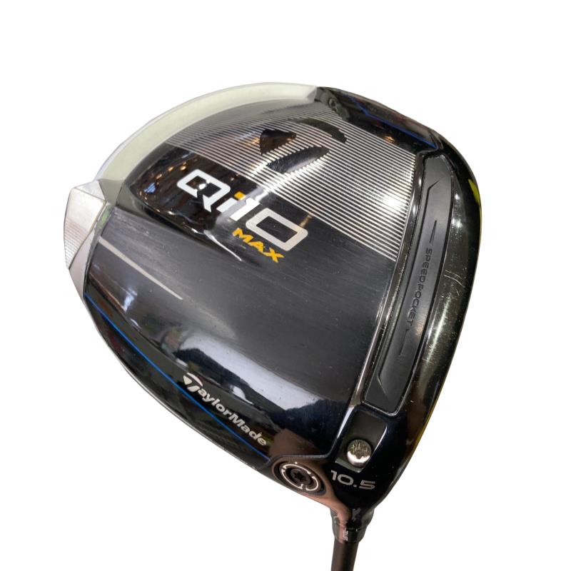 【中古】 仕立て屋お手伝いさん Qi10 MAX 10.5° １番ウッド DR 純然たる特注矢がら (フレックスS) メンズ 成人男性用 右利き 右用 C位置づける ゴルフ野球クラブ