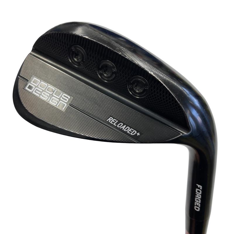 【中古】 DOCUS DOCUS DESIGN RELOADED+(ブラック) 48° ウェッジ WG 純正特注シャフト (フレックスS) メンズ 男性用 右利き 右用 Cランク ゴルフクラブ