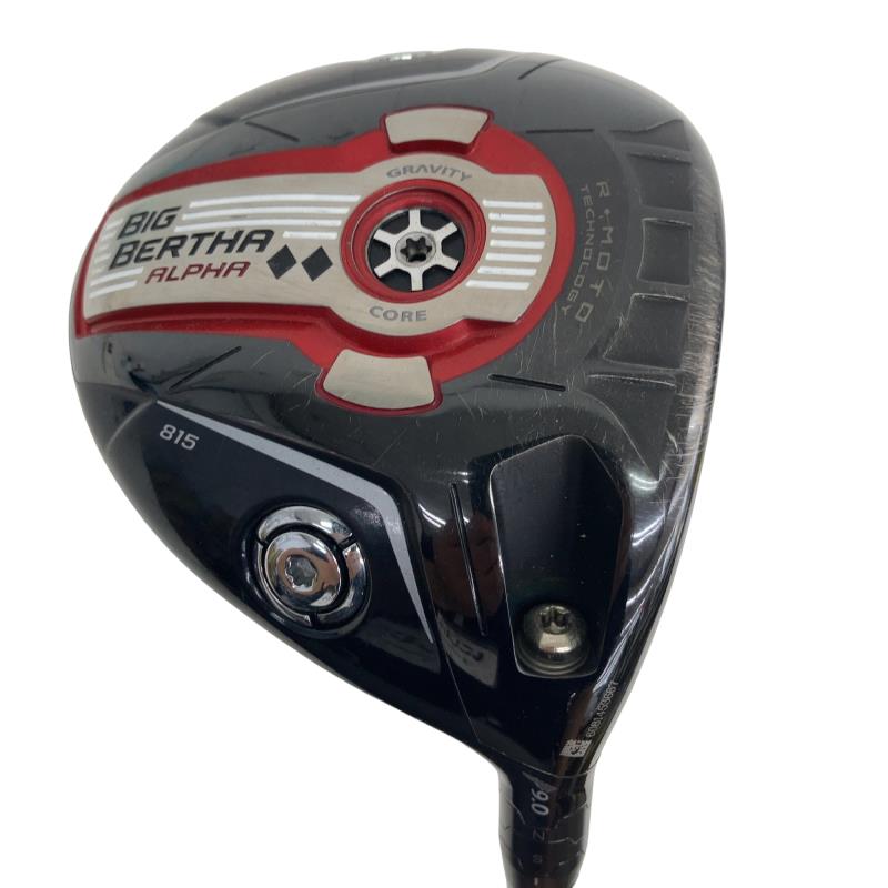 【中古】 キャロウェイ BIG BERTHA ALPHA 815◆◆ 9&deg; ドライバー DR BIG BERTHA ALPHA 815(ドライバー) (フレックスS) メンズ 男性用 右利き 右用 Cランク ゴルフクラブ｜ゴルフパートナー 中古クラブ店