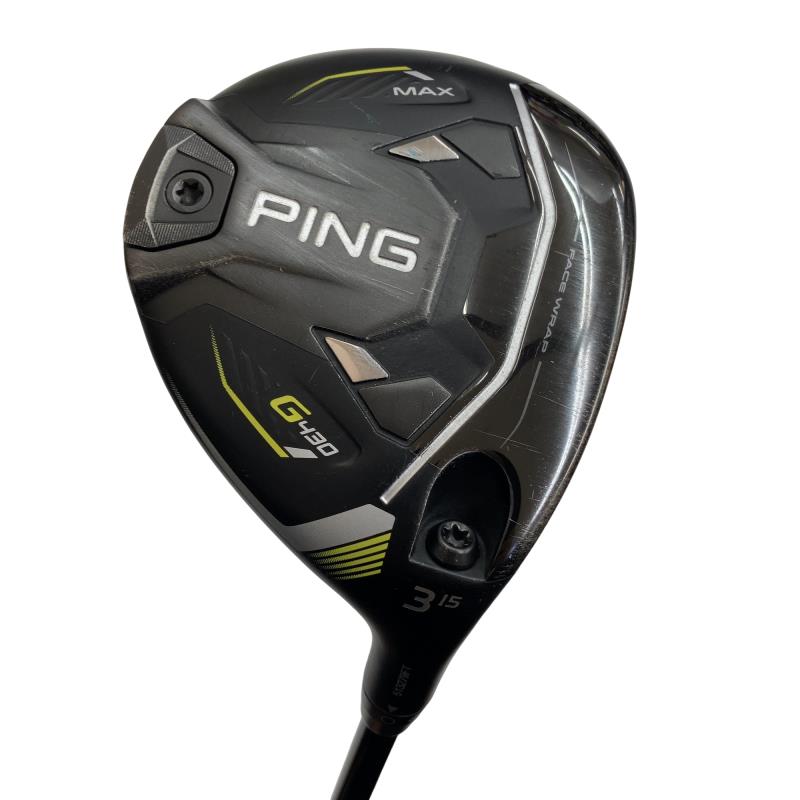 【中古】 ピン G430 MAX 3W フェアウェイウッド FW ALTA J CB BLACK(FW) (フレックスS) メンズ 男性用 右利き 右用 Cランク ゴルフクラブ
