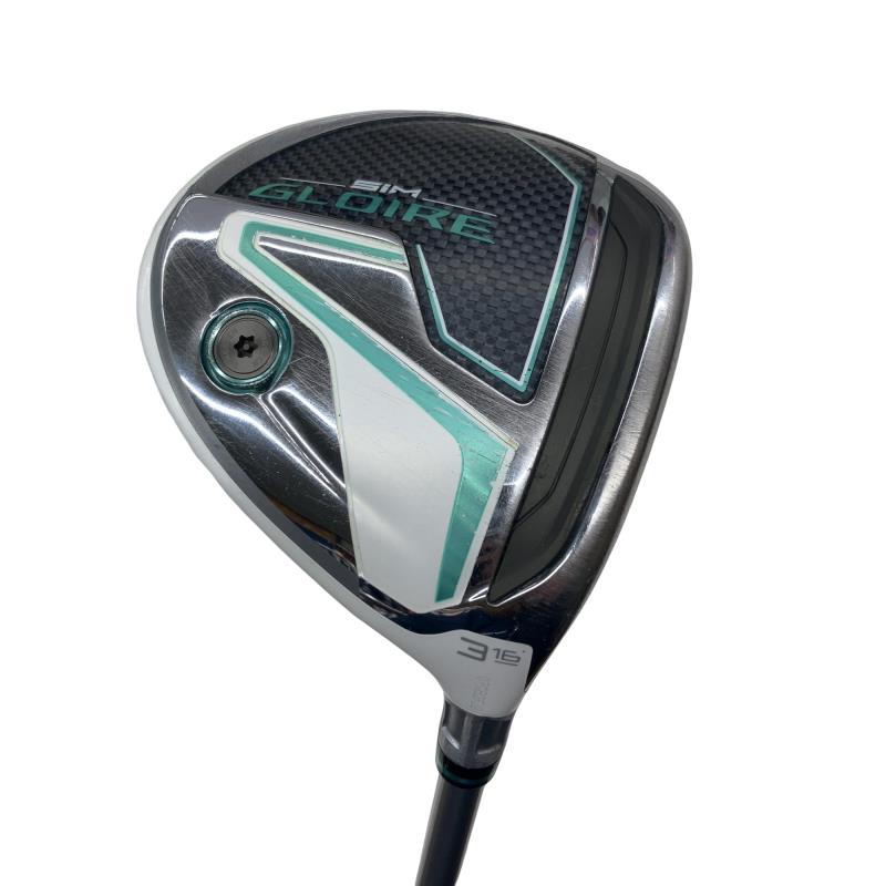 【中古】 テーラーメイド SIM GLOIRE 3W レディース フェアウェイウッド FW AIR Speeder TM(FW) (フレックスL) レディース 女性用 右利き 右用 Cランク ゴルフクラブ