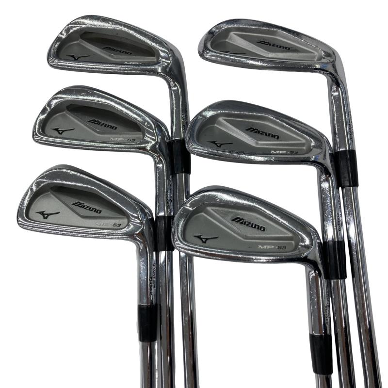 【中古】 ミズノ MP-53 6S アイアンセット IR 純正特注シャフト (フレックスS) メンズ 男性用 右利き 右用 Cランク ゴルフクラブ