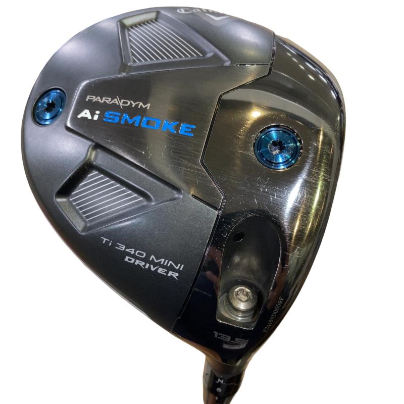【中古】 キャロウェイ PARADYM Ai SMOKE Ti 340 MINI 13.5° ドライバー DR TENSEI 60 for CW(Ai SMOKE DR) (フレックスS) メンズ 男性用 右利き 右用 Cランク ゴルフクラブ
