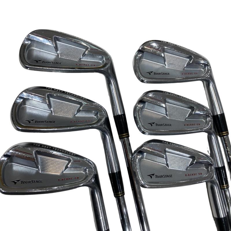 【中古】 ブリヂストン TOURSTAGE X-BLADE CB 6S アイアンセット IR Dynamic Gold (フレックスS) メンズ 男性用 右利き 右用 Cランク ゴルフクラブ