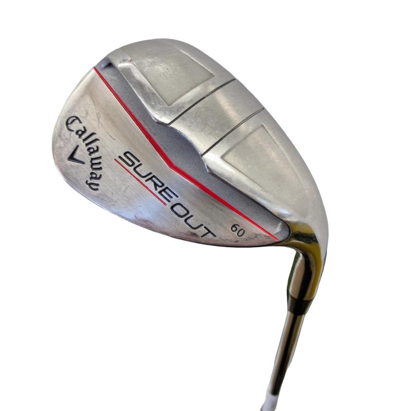 【中古】 キャロウェイ SURE OUT 60° ウェッジ WG NS PRO 950GH (フレックスS) メンズ 成人男性用 右利き 右用 C位置づける ゴルフ野球クラブ