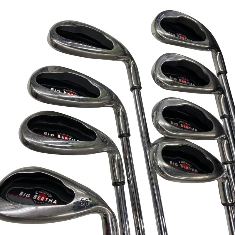 【中古】 キャロウェイ BIG BERTHA IRONS(2004)  8S アイアン書き割り IR NS PRO 850GH (フレックスS) メンズ 成人男性用 右利き 右用 D序列付ける ゴルフ野球クラブ