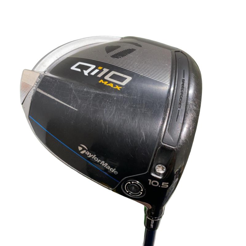 【中古】 テーラーメイド Qi10 MAX 10.5° ドライバー DR リシャフト (フレックスその他) メンズ 男性用 右利き 右用 Cランク ゴルフクラブ