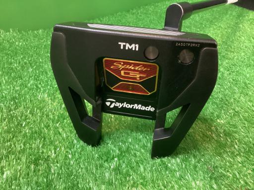 【中古】 仕立て屋お手伝いさん Spider GT BLACK TM1 33in パター PT スチール写真 (フレックス余分の物) メンズ 成人男性用 右利き 右用 C位置付ける ゴルフ野球クラブ メンズクラブ-クラブ-スポーツ・アウトドア